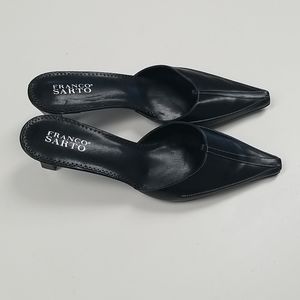 Franco Sarto Leather Pointed Toe Mule